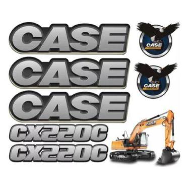 Imagem de Kit Adesivos Para Máquinas Pesadas - Case Cx220c - SPTS