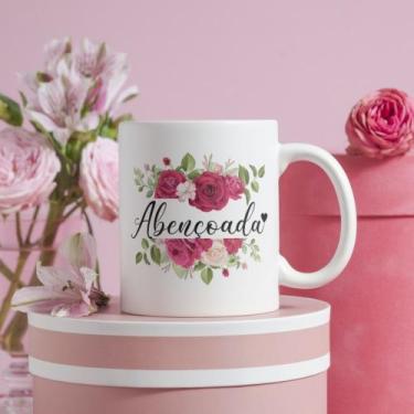 Imagem de Caneca Porcelana Abençoada Est.Evangelica2.14- Religioso Zlprint