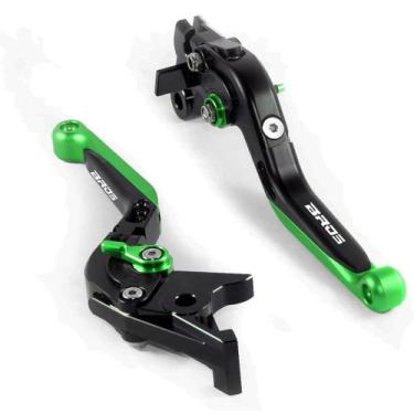 Imagem de Manete Esportivo Extensível Nxr 125 150 160 Laser Bros moto - NoBrand,