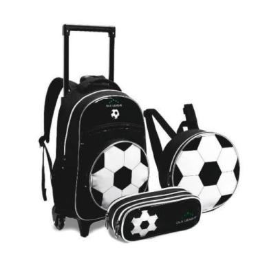 Imagem de Kit mochila masc. futebol 3pcs dl1364 - seanite