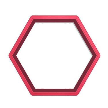 Imagem de Cortador Hexagono Forma Geométrica Colmeia Abelha - DOCE IMPRESSO, 13c