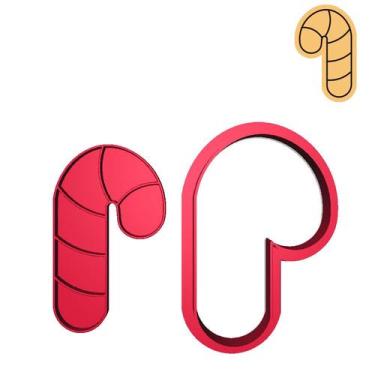 Imagem de Cortador Marcador Pirulito Bengala Natal Papai Noel - DOCE IMPRESSO, 7