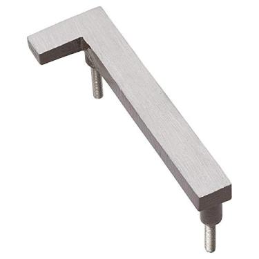 Imagem de Montague Metal Products MHN-04-F-RB2-1 números de casa de endereço flutuantes modernos de alumínio escovado sólido, 10 cm, bronze romano revestido de níquel acetinado em dois tons