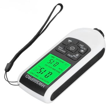 Imagem de Revestimento Espessura Medidor, ABS Digital Revestimento Profundidade Alta Precisão Anti Slip Pintura Espessura Medidor do Medidor para Carro e Industrial (Branco)