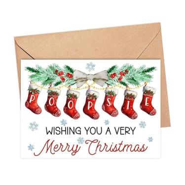 Imagem de ShelbyShops Cartão de Natal Poopsie - Merry Christmas Poopsie Card - Poopsie Wishing You A Very Merry Christmas Card - Cartão de Natal Poopsie - Cartão de Natal para mamãe e papai - Cartão de Natal