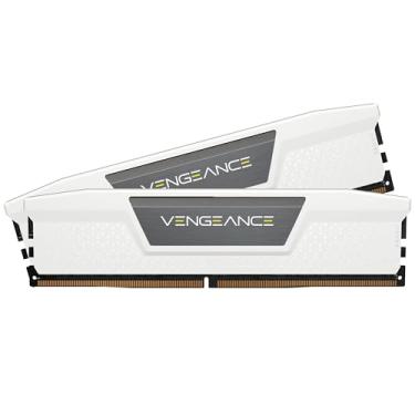 Imagem de CORSAIR Memória Vengeance DDR5 RAM 64GB (2x32GB) 6000MHz CL30-36-36-76 1.4V AMD Expo & Intel XMP Desktop Computer Memory - Branco (CMK64GX5M2B6000Z30W)