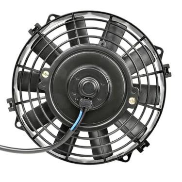 Imagem de wepeculior Ventilador de resfriamento do radiador elétrico de 20 cm Ventilador fino universal 24V 80W para carro ar condicionado Muscle Car Van A/C System Ventilador condensador
