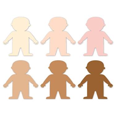 Imagem de CTP Multicultural People 15,24 cm Cut-Outs Learning Decoração Acentos para Diversidade em Sala de Aula (Creative Teaching Press 10592)