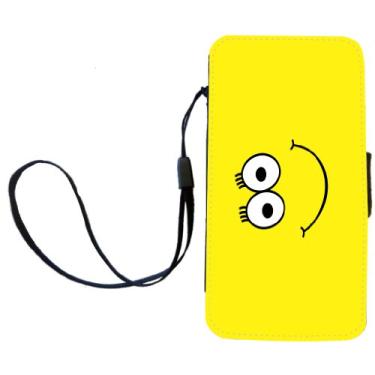 Imagem de Rikki Knight Capa carteira amarela com aba magnética para Apple iPhone 4 e 4s