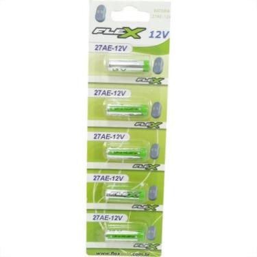Imagem de Pilha Flexgold Bateria 12V Mn27 Alcalina 5 Pecas Fx-27A-12V - Flex Gol
