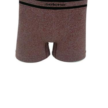 Imagem de Cueca Boxer Selene 11072.400 Mescla Sem Costura Poliamida T. P/EG, P, 
