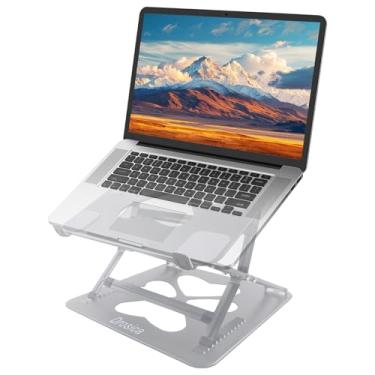 Imagem de Suporte portátil para laptop, ergonômico ajustável para mesa, suporte de computador para laptop, suporte de laptop com estabilidade triangular, suporta laptops de 10 a 20 polegadas de até 25 kg,