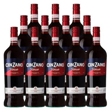 Imagem de Aperitivo CinZano Vermouth Rosso 1l 12 Unidades