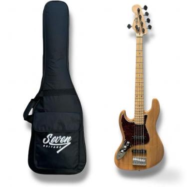 Imagem de Contrabaixo J.bass Seven Canhoto Sjb-57 LH NT 5c C/Bag - Seven Guitars