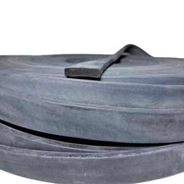 Imagem de Borracha Perfil Esponjoso Vedação Macio 26x6mm 5 Metros Borrachas Londrina