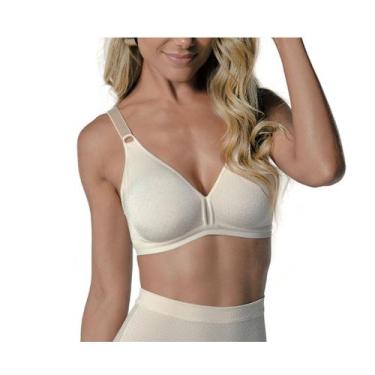 Imagem de Sutiã Demillus Sem Bojo Sem Aro Olimpo Poá Vintage Plus Size, 48, Pero