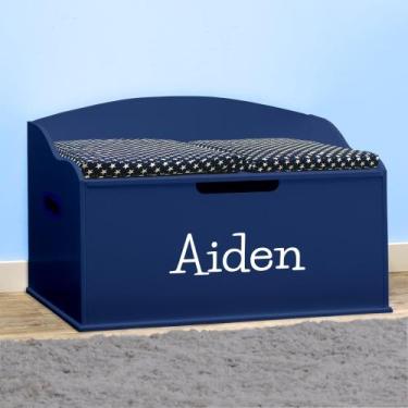 Imagem de Caixa de Brinquedos Personalizada DIBSIES Creative Wonders Azul para M