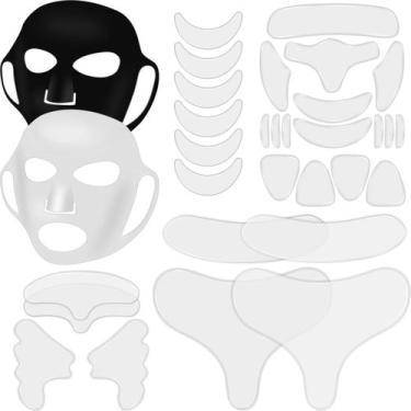 Imagem de Conjunto de 32 Almofadas de Silicone Maitys para Rosto, Peito e Pescoç