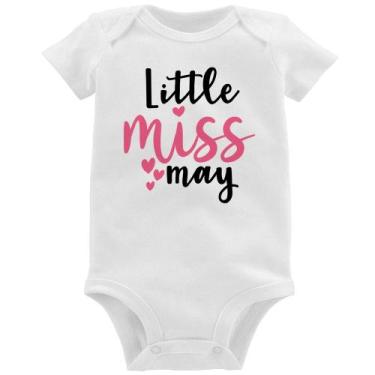 Imagem de Body Bebê Little miss may - Foca na Moda, Branco, G