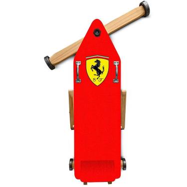 Imagem de Carrinho De Rolimã 4 Rodas Brinquedo Ferrari Vermelho