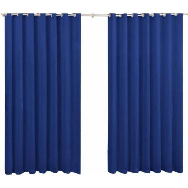 Imagem de Cortina 2,00X1,40 Oxford Quarto Sala Cozinha Azul Royal