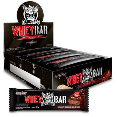 Imagem de Whey Bar Darkness 8 Unidades 90G Cada Sabor Peanut Butter