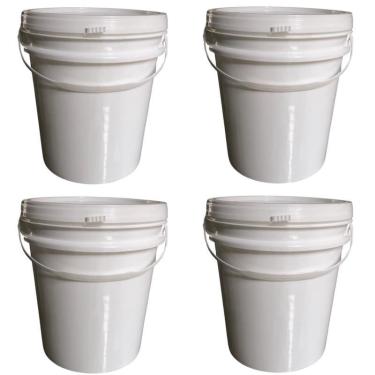 Imagem de Balde 5L Para Alcool 4 Pçs