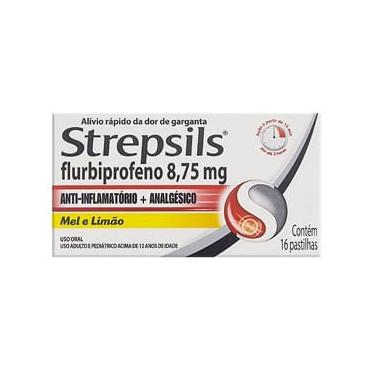 Imagem de Strepsils com 16 Pastilhas - Sabor Mel e Limão