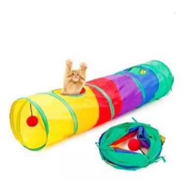 Imagem de Túnel Colorido Para Gatos Multi Entrada - NAPI