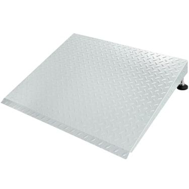 Imagem de YXJSTO Rampa De Soleira Porta, Transição Porta Com Altura Ajustável 3", 5" A 7,5", Portátil Liga Ferro Para Soleiras, Carga 800 Libras Cadeira Rodas, Scooter, Carrinho, Andador