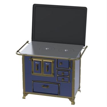 Imagem de Fogao a Lenha GII N 2 Renaissance Azul