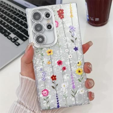 Imagem de Capa traseira rígida com estampa floral para PC (para Samsung A35 5G/SH6)