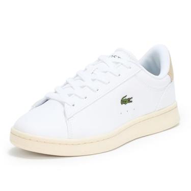 Imagem de Lacoste Tênis infantil unissex Carnaby, Branco e branco, 16