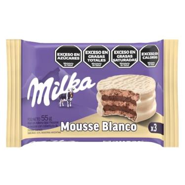 Imagem de Milka Alfajor - Chocolate Branco & Mousse Chocolate - Importado Argentina