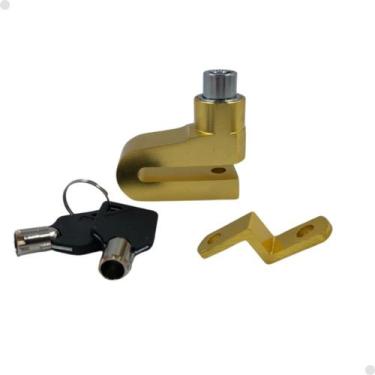 Imagem de Cadeado trava disco freio p/moto bike universal anti roubo - alfashop,