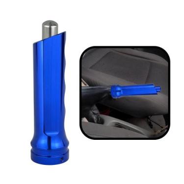 Imagem de Manopla Freio de mão universal esportivo Alumínio Azul Sport - Estilo 