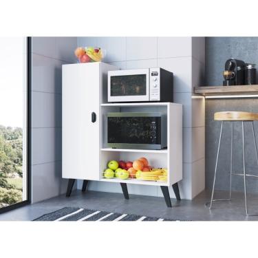 Imagem de Balcão Fruteira Com Porta Para Fornos Xangai Branco