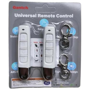 Imagem de Kit 2 Controle Remoto Cópia Duplicador Copiador Alarme Carro Veículo Motor Portão Porta Eletrônico Garagem Casa Residência Condomínio todo Brasil Top ABCD (Branco-Branco, ABCD)