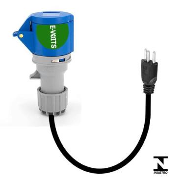 Imagem de Adaptador 32a P 20a Carregador Portátil Carro Elétrico 50cm - Evoits