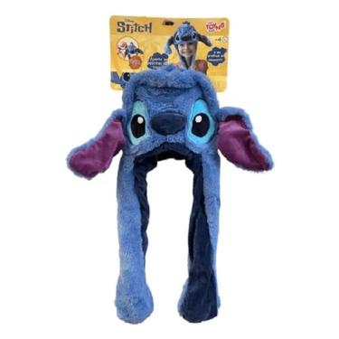Imagem de Touca Gorro Pelúcia Stitch Disney 60 Cm Com Movimento Orelha Mexem - Toyng