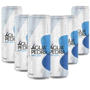 Imagem de Água Mineral Natural Lata Água Da Pedra Fruki Pack 6x350ml