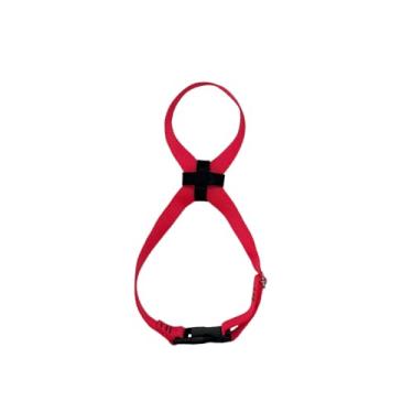 Imagem de Focinheira regulável para cães não machuca respirável confortável cachorro (Vermelho,Médio)