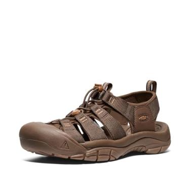 Imagem de KEEN Sandália masculina Newport H2 com bico fechado, Monocromático/Terra escura, 48