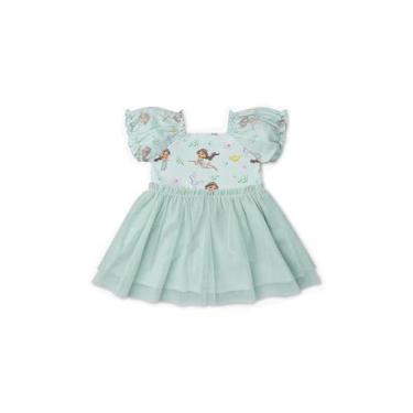 Imagem de MONICA + ANDY Vestido de tule Disney orgânico para bebês, Disney Jasmine, 4 Anos