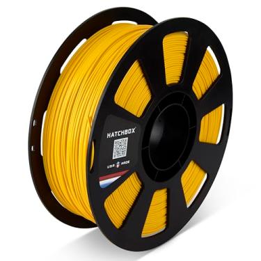 Imagem de HATCHBOX Filamento de impressora 3D PLA MAX V2 Laker Gold feito nos EUA, carretel de 1,75 mm de diâmetro de 1 kg, filamento de impressão 3D premium feito nos EUA