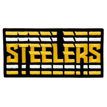 Imagem de Siam Accs Rugby Fans Steelers Patch bordado time favorito dos fãs de futebol americano, passar a ferro, costurar, para roupas, mochilas, jeans, motocicleta, costurar, jaquetas personalizadas, chapéus