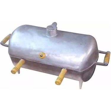 Imagem de Churrasqueira A Bafo De Alumínio Fundido Grande