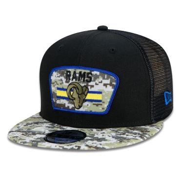 Imagem de Boné 9Fifty Trucker Los Angeles Rams Salute To Service NFL Snapback Aba Reta New Era Masculino-Masculino