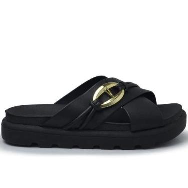 Imagem de Sandália papete vizzano, Preto, 36