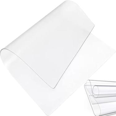 Imagem de Tapete De Cadeira De Mesa De Pvc Transparente 1/1,5/2 Mm De Espessura Tapete De Cadeira Transparente Para Pisos De Cerâmica Tapete De Cadeira De Mesa De Pvc, Matte1.5mm, 90x160cm(35.4x63in)